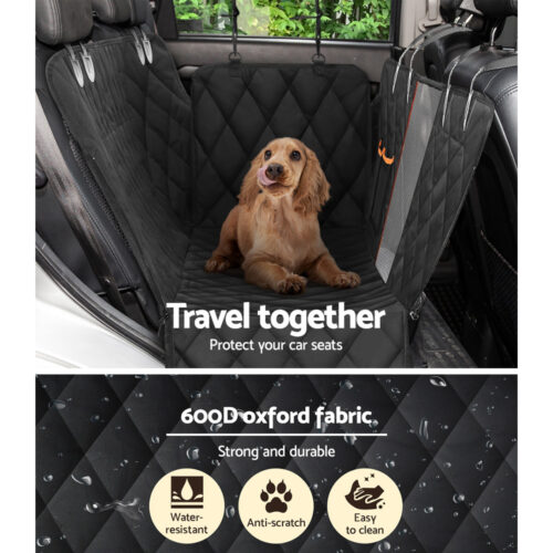i.Pet Pet Car Seat Cover Dog Protector Hammock Back Waterproof Belt Non Slip Mat - Image 6
