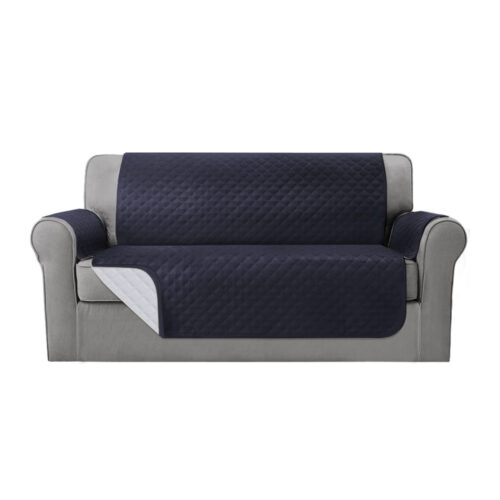 Artiss Sofa Cover Couch Covers 3 Seater 100% Water Resistant Dark Grey - Image 2