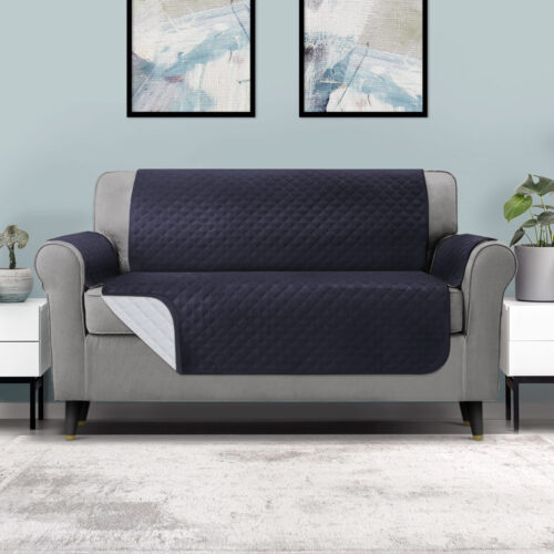 Artiss Sofa Cover Couch Covers 3 Seater 100% Water Resistant Dark Grey - Image 9