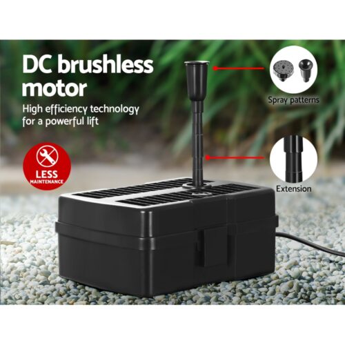 Gardeon Solar Pond Pump with Filter Box 4.6FT - Image 8