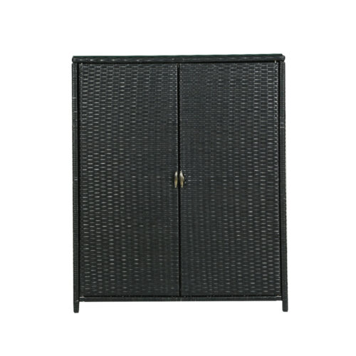 Gardeon Outdoor Storage Cabinet Box Garage Wicker Shelf Chest Garden Shed Tools - Image 5