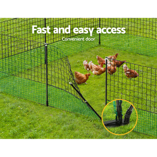 i.Pet Chicken Fence Electric 25Mx125CM Poultry Netting - Image 5