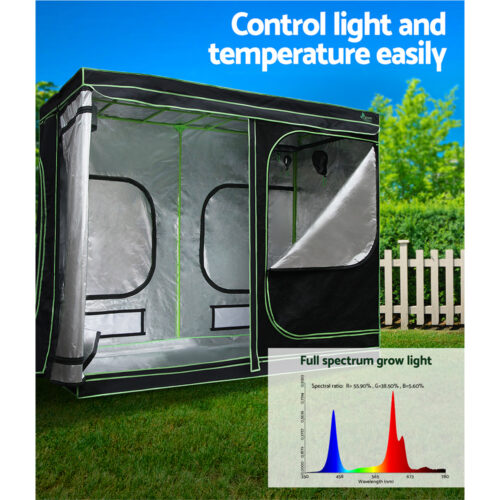 Green Fingers Grow Tent Light Kit 240x120x200CM 4500W LED Full Spectrum - Image 4
