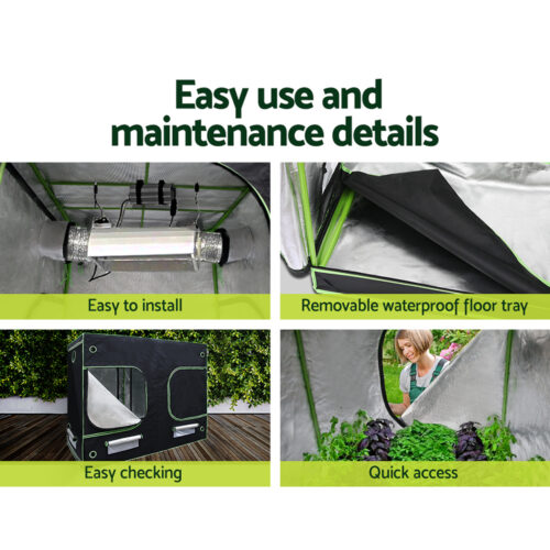 Green Fingers Grow Tent Light Kit 240x120x200CM 4500W LED Full Spectrum - Image 6