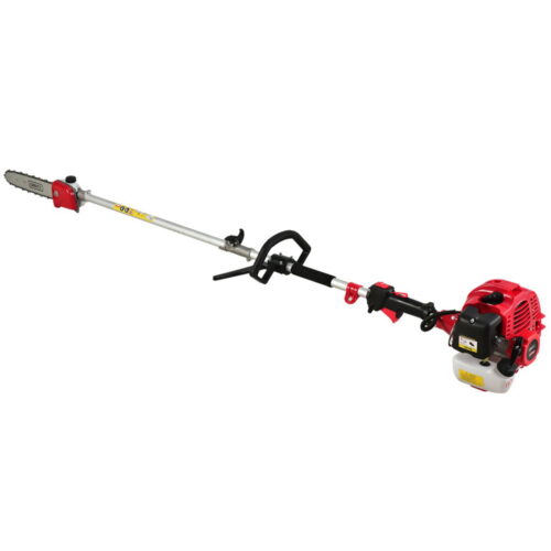 Giantz 62CC Pole Chainsaw Hedge Trimmer 12in Chain Saw 5.6m Long Reach Red - Image 4