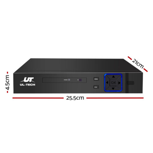 UL-tech 4CH DVR 1080P 5in1 CCTV Video Recorder 4TB Hard Drive - Image 3