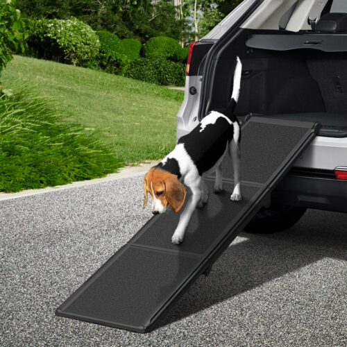 i.Pet Dog Ramp Pet Stairs Steps Car Travel SUV Ladder Foldable Portable Adjustable - Image 9