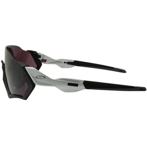 Oakley OO 9401-0937 Flight Jacket Matte Black Silver Prizm Road Mens Sunglasses - Image 5