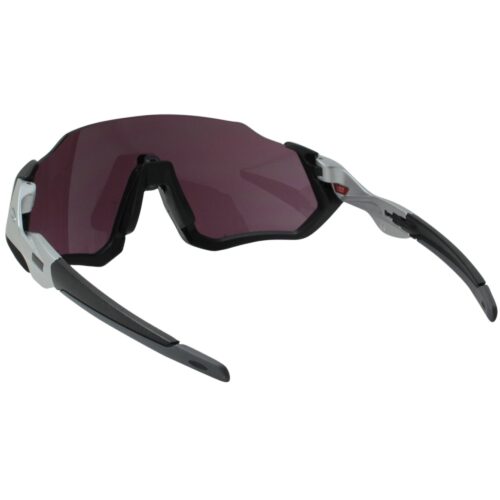 Oakley OO 9401-0937 Flight Jacket Matte Black Silver Prizm Road Mens Sunglasses - Image 6