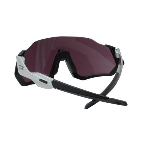 Oakley OO 9401-0937 Flight Jacket Matte Black Silver Prizm Road Mens Sunglasses - Image 7