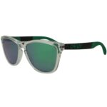 Oakley OO 9428-0455 Frogskins Mix Polished Clear Prizm Jade Iridium Sunglasses