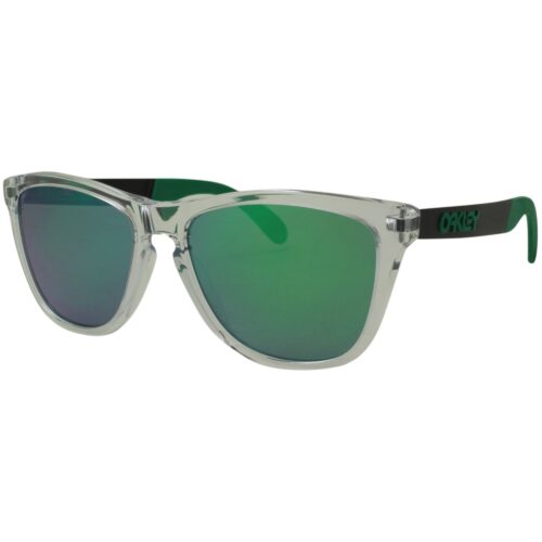 Oakley OO 9428-0455 Frogskins Mix Polished Clear Prizm Jade Iridium Sunglasses - Image 2