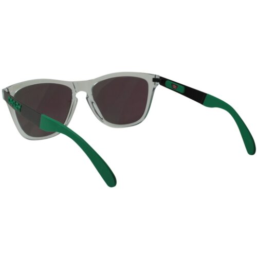 Oakley OO 9428-0455 Frogskins Mix Polished Clear Prizm Jade Iridium Sunglasses - Image 4