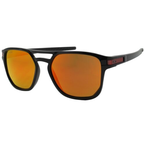 Oakley OO 9436-0754 Latch Beta Polished Black Prizm Ruby Lens Mens Sunglasses - Image 2