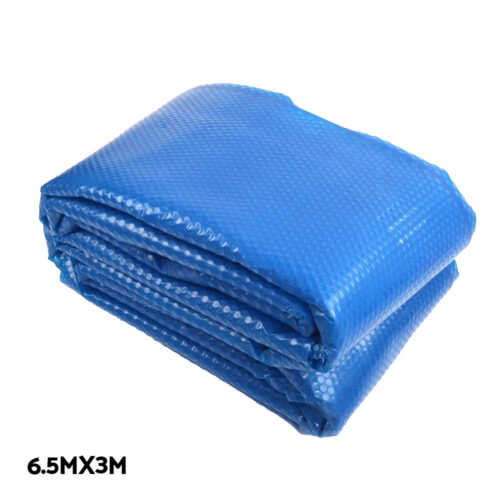 Aquabuddy Pool Cover 6.5x3m 400 Micron Silver Swimming Pool Solar Blanket 4m Roller - Image 3