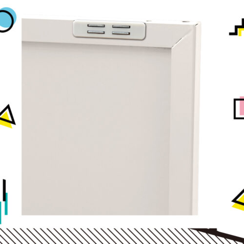 Artiss Buffet Sideboard Metal Cabinet - BASE White - Image 6