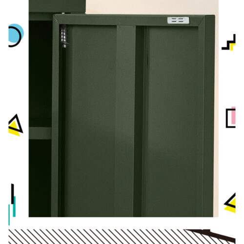 Artiss Buffet Sideboard Metal Cabinet - SWEETHEART Green - Image 6