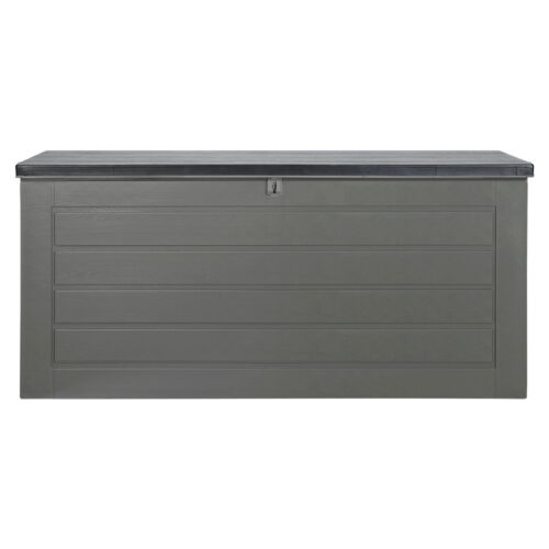 Gardeon Outdoor Storage Box 680L Container Lockable Garden Bench Tool Shed Black - Image 3