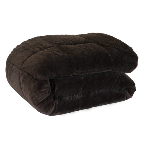 Laura Hill 500GSM Faux Mink Quilt Comforter Doona  Super King - Image 3