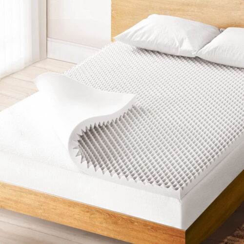 Giselle Bedding Foam Mattress Topper Egg Crate 5cm Double - Image 9