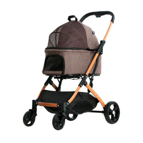 i.Pet Pet Stroller Dog Pram Large Cat Carrier Travel Foldable 4 Wheels Pushchair Double - Image 4