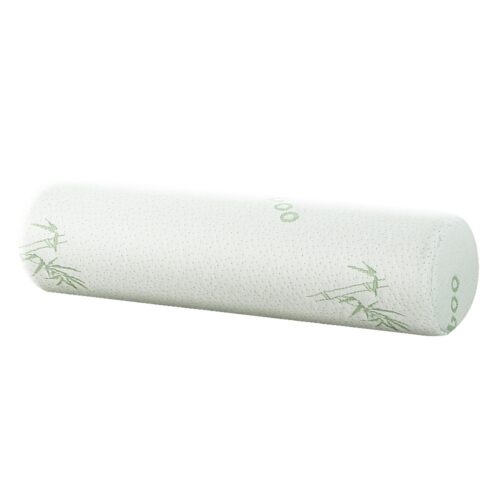 Giselle Bedding Memory Foam Neck Roll Pillow Bamboo Cover - Image 2