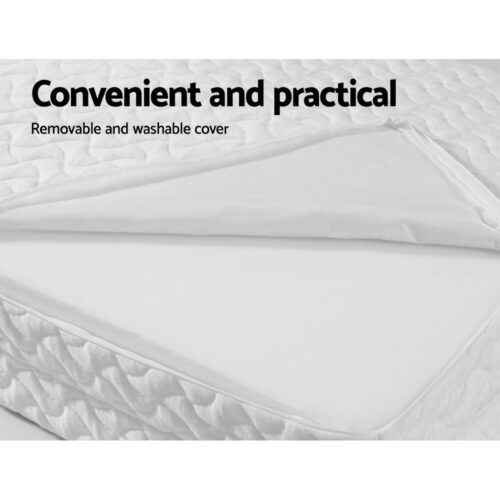 Giselle Bedding Foldable Mattress Folding Foam Cot Bed White - Image 6
