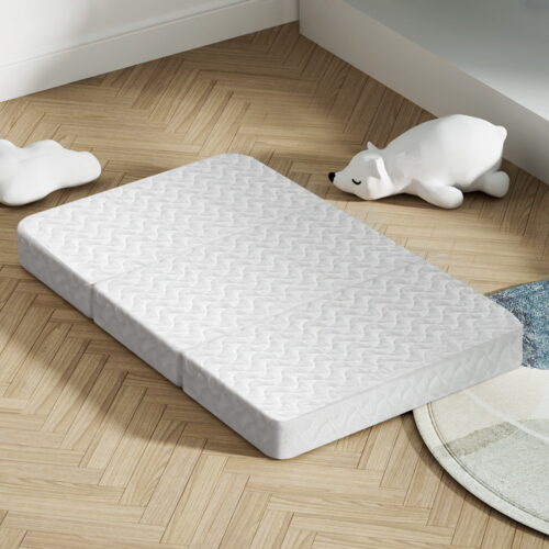 Giselle Bedding Foldable Mattress Folding Foam Cot Bed White - Image 8