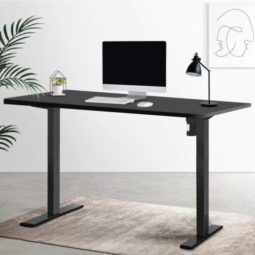 Artiss Standing Desk Motorised Black 120CM - Image 7
