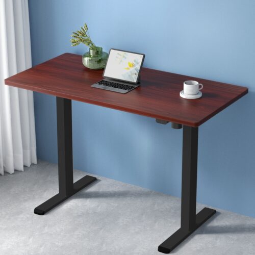 Artiss Standing Desk Motorised Walnut 120CM - Image 7