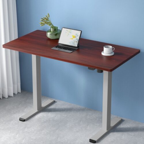 Artiss Standing Desk Motorised 120CM Walnut - Image 7