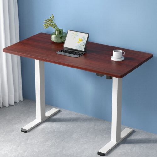 Artiss Standing Desk Motorised Sit Stand Desks Walnut 140CM - Image 7