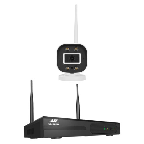 UL-tech Wireless CCTV Security System 8CH NVR 3MP 4 Square Cameras - Image 4