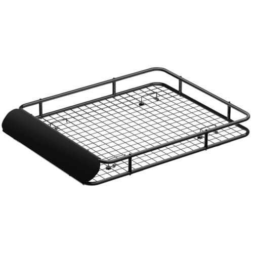 Giantz Universal Car Roof Rack Basket Luggage Vehicle Cargo Carrier 123cm Black - Image 2
