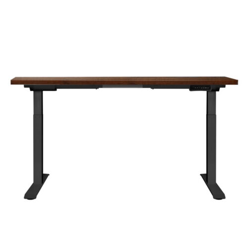 Artiss Standing Desk Motorised Dual Motor Rustic Brwon 120CM - Image 3