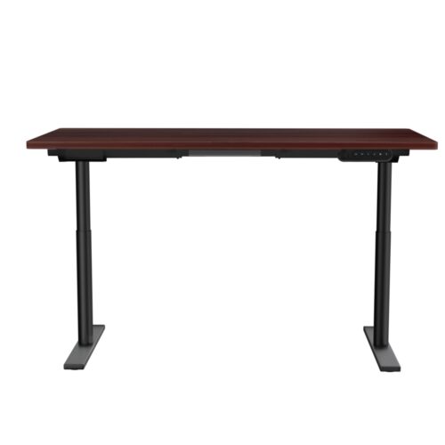 Artiss Standing Desk Motorised Electric Dual Motor Walnut 140CM - Image 3