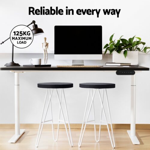 Artiss Standing Desk Motorised Electric Dual Motor 140CM Black - Image 6