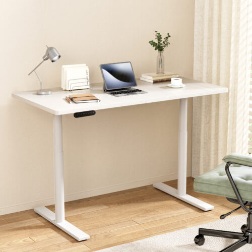 Artiss Standing Desk Motorised Electric Dual Motor 120CM White - Image 7