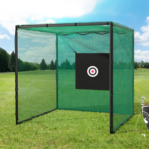Everfit 3m Golf Practice Net Hitting Cage with Steel Frame Baseball Training - Image 9