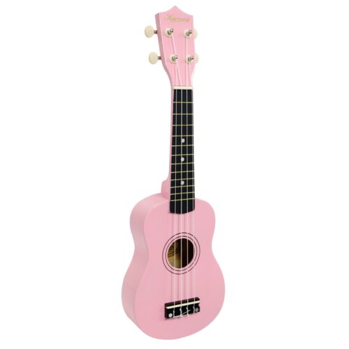 Karrera 21in Ukulele Guitar Pink