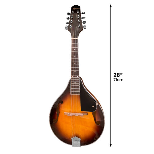 Karrera Traditional Mandolin Guitar  Sunburst - Image 4