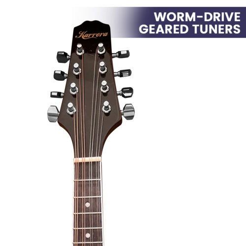 Karrera Traditional Mandolin Guitar  Sunburst - Image 7