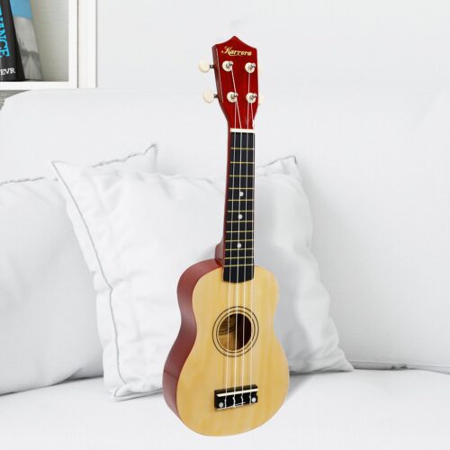 Karrera 21in Ukulele Guitar  Natural - Image 6