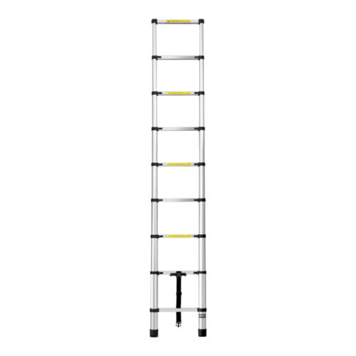 Giantz 2.6M Telescopic Ladder Aluminium Extension Extendable Steps Adjustable Height - Image 4