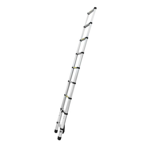 Giantz 2.6M Telescopic Ladder Aluminium Extension Extendable Steps Adjustable Height - Image 5