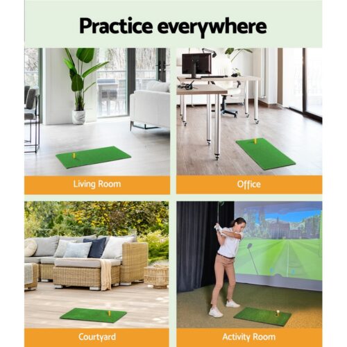 Everfit Golf Hitting Mat Portable Driving Range Practice Training Aid 60x30cm - Image 8