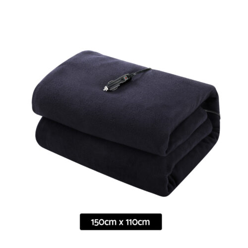 Giselle Electric Heated Blanket Car Truck Throw Rug Travel Camping 12V DC Aut - Image 2