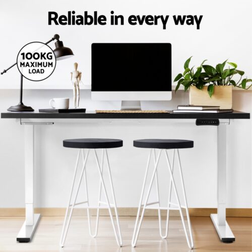 Artiss Standing Desk Motorised Dual Motor 120CM Black - Image 6