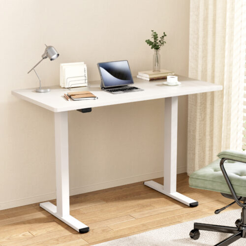 Artiss Standing Desk Motorised Dual Motor 120CM White - Image 7