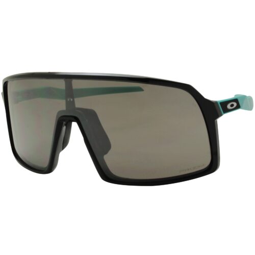 Oakley OO 9406-3237 Sutro Polished Black Aqua Prizm Iridium Lens Mens Sunglasses - Image 4